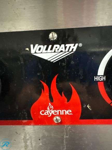 Vollrath 40737 Cayenne 4-Burner Countertop Gas Hot Plate With Stainless Steel Stand, 24in - Roller Auctions