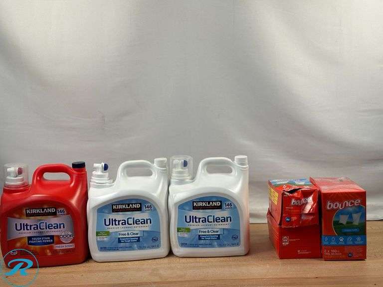 (5) Assorted Laundry Detergents/Softeners - New/Missing Some - Roller Auctions