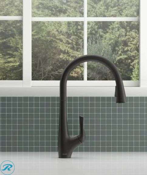Kohler Bevin Pull-Down Kitchen Faucet- Like New - Roller Auctions