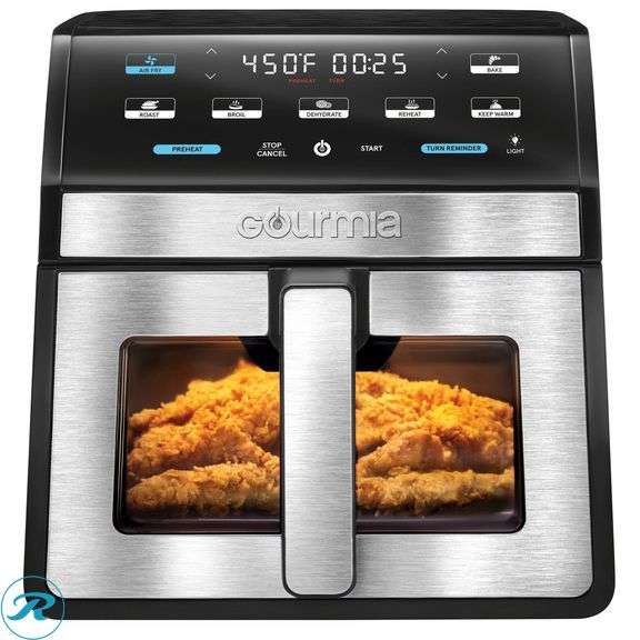 Gourmia 8-Quart Digital Air Fryer with Window & Light - Like New - Roller Auctions