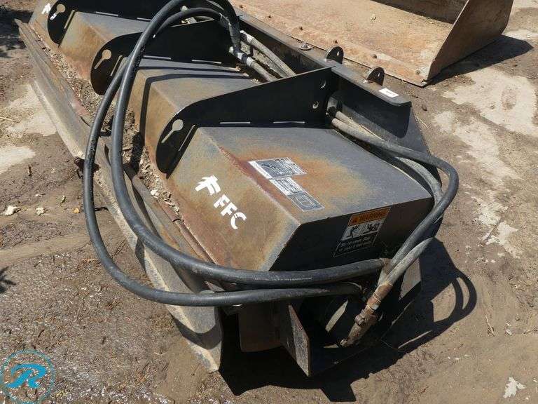 FFC Hydraulic Rototiller Attachment To Fit Skid Steer Loader, 60" - Roller Auctions