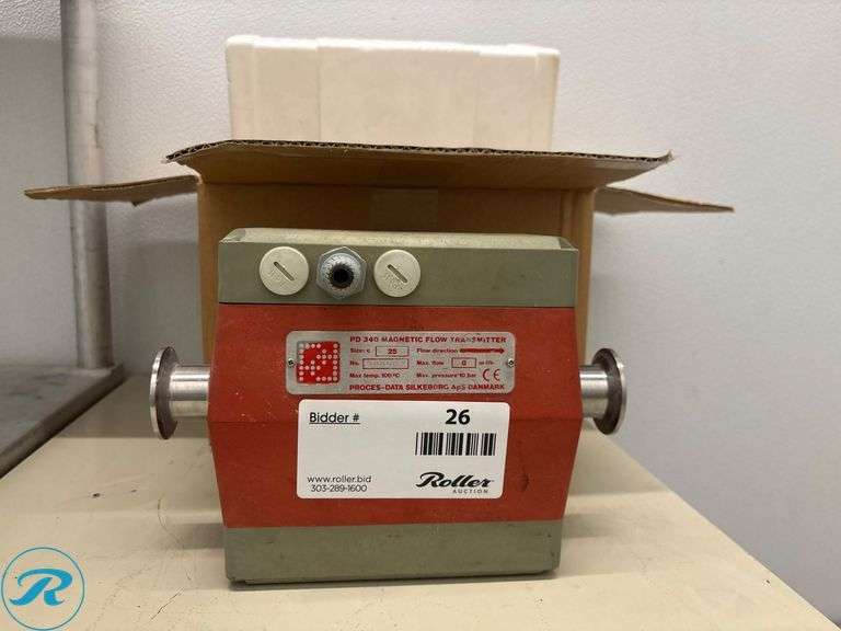Proces-Data PD 340 Magnetic Flow Transmitter, Size 25 - Roller Auctions