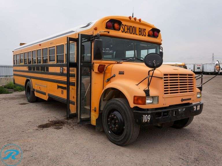 1999  Blue Bird  3800  International  RWD  65-Passenger School Bus - Roller Auctions