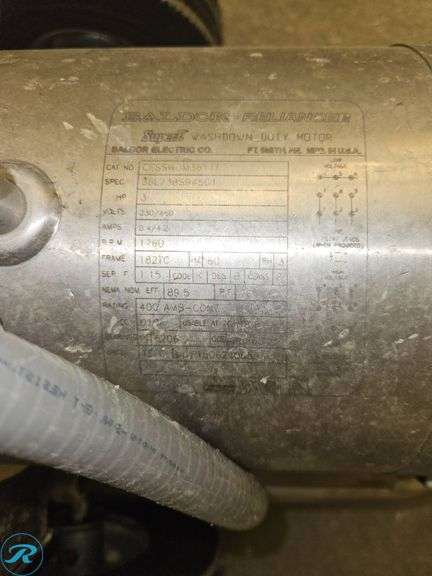 Lenze Stainless Steel Pump with AC Tech Controller, 3 HP, 200/240V - Roller Auctions