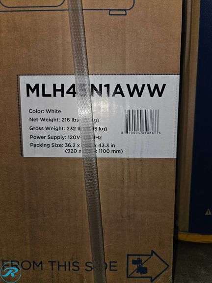 Midea MLH45N1AWW Front Load Washer, 4.5 Cubic Feet, White - Roller Auctions