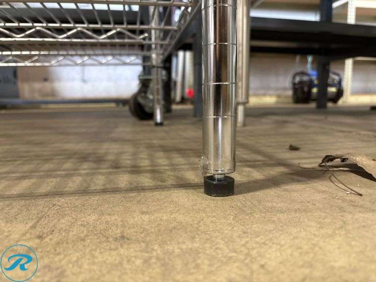 5-Tier Wire Rack, 48” x 24” x 72”H - Roller Auctions