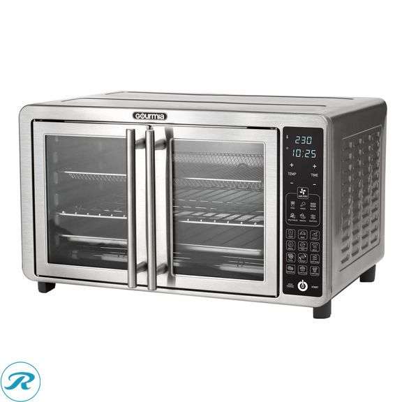 Gourmia XL French Door Countertop Air Fryer Oven - New - Roller Auctions