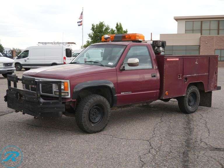 1989 GMC Sierra 3500 SL 4WD Utility Truck