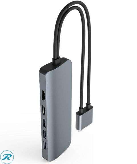 Hyper - HyperDrive Viper 10-in-2 USB-C Hub, Space Gray - Like New - Roller Auctions
