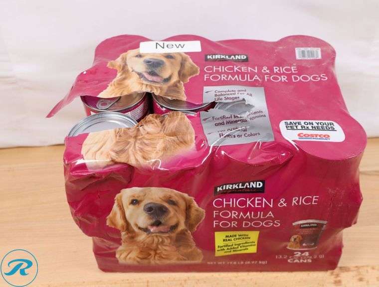 Kirkland Signature Canned Dog Food, 13.2 oz, 24-count - New - Missing One Can - Roller Auctions