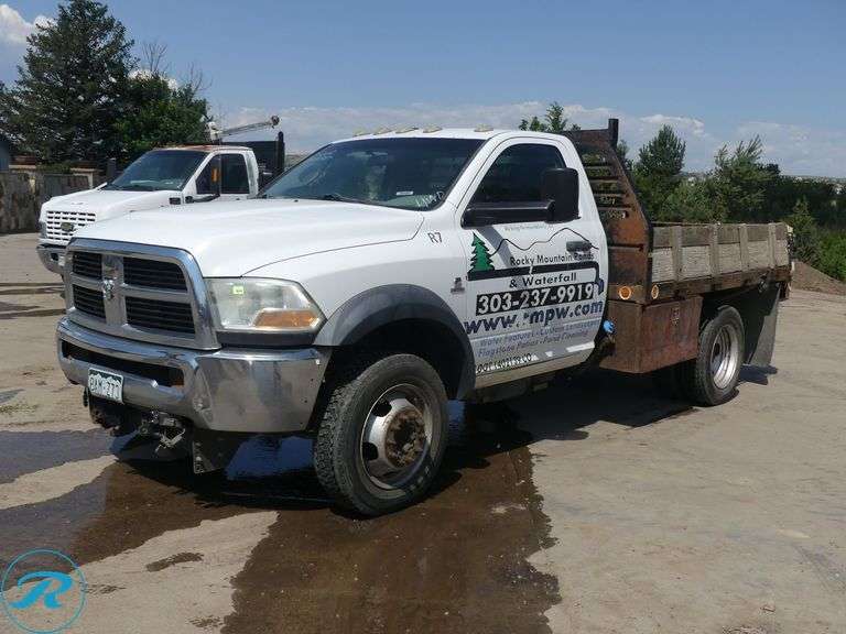 2012  Ram  5500  Regular Cab   4WD  Flatbed Truck