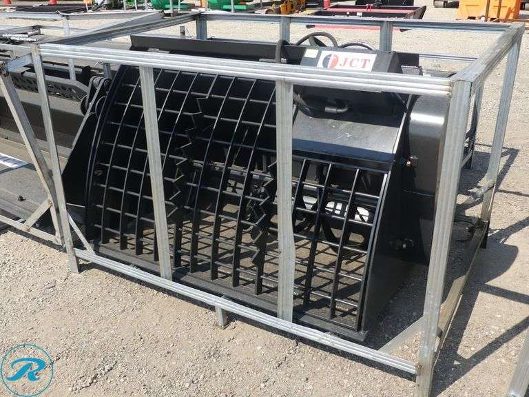 New JCT Hydraulic Cement Mixing Attachment To Fit Skid Steer Loader - Roller Auctions