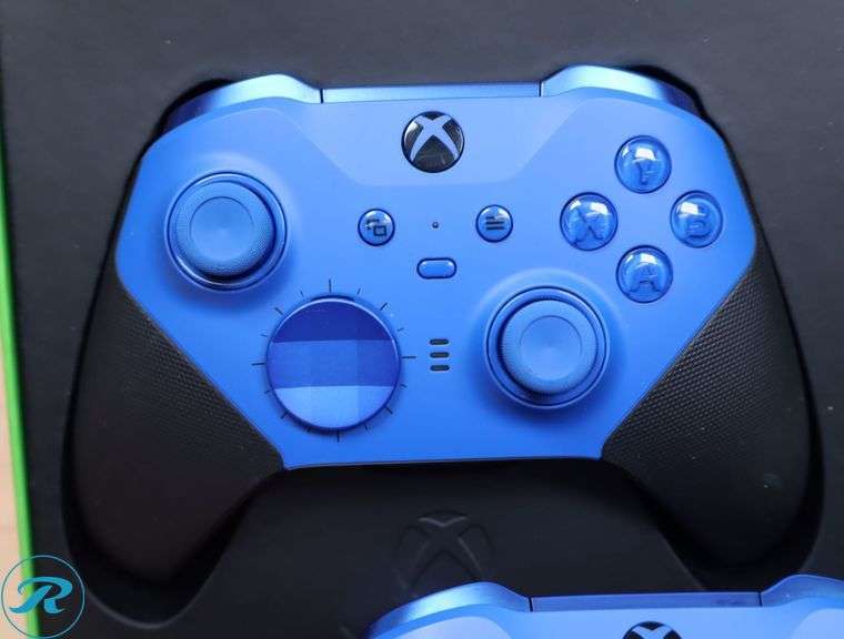 (3) Microsoft - Elite Series 2 Core Wireless Controller for Xbox - Blue - Used - Roller Auctions