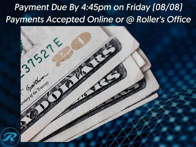 Payment Terms - Roller Auctions