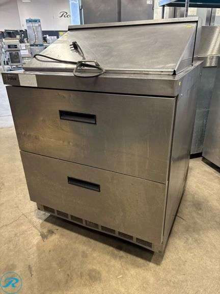 Delfield D4432N-12M Refrigerated Prep Table with Two Drawers