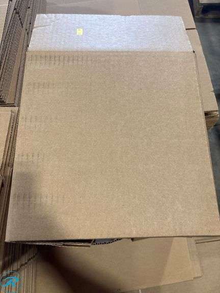 (2) Pallets of Single-Wall Cardboard Boxes, 9.5” x 12” x 13” - Roller Auctions