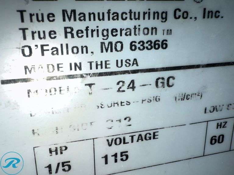 True T-24-GC Commercial Glass Chiller, 115V - Roller Auctions