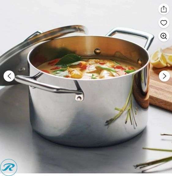 Tramontina 4 Piece Tri-Ply Clad Sauce Pan Set- New - Roller Auctions