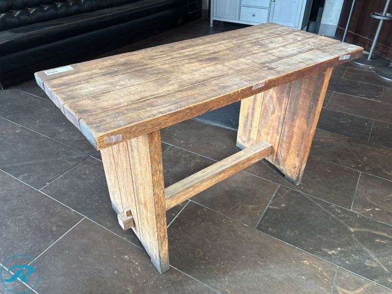 Wood Table, 54” x 23” x 32”H - Roller Auctions