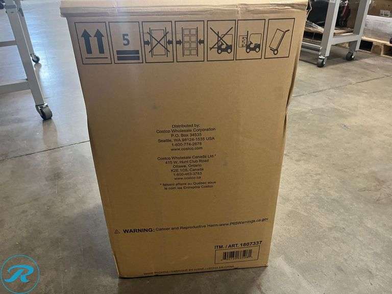 Fire Sense Matte Black Patio Heater - New - Roller Auctions