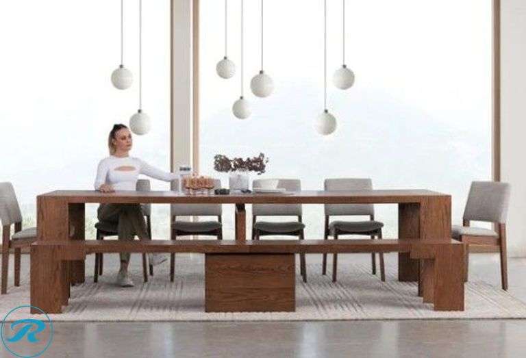 Transformer Table Extendable 8-piece Dining Set - New - Roller Auctions