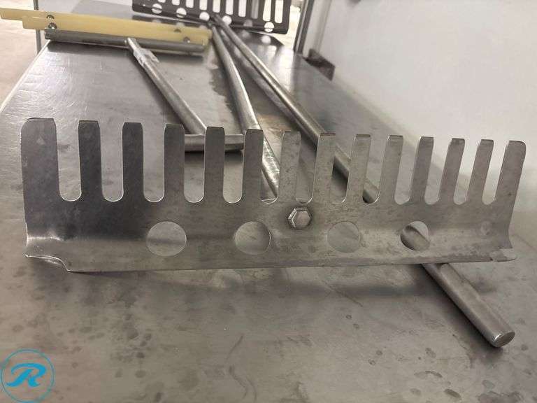 Stainless Steel Food-Safe Utensils with Scrapers and Rakes - Roller Auctions
