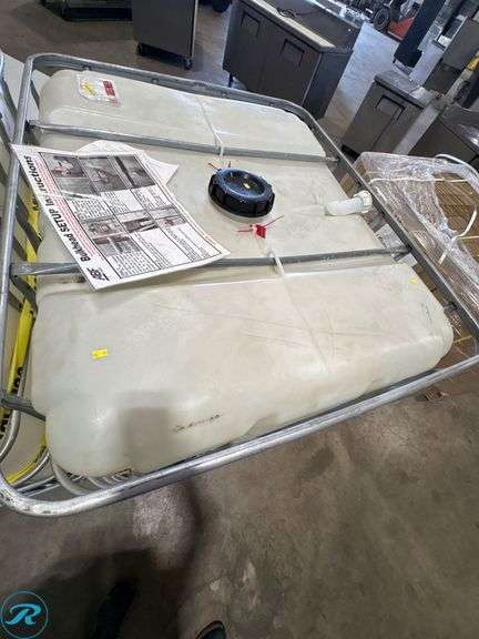 Mauser IBC Tote with Metal Cage and Drain Valve - Roller Auctions