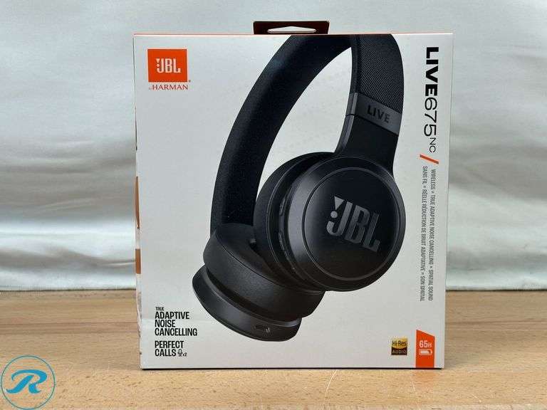 JBL Live 675NC Wireless True Adaptive Noise-cancelling On-Ear Headphones - Like New - Roller Auctions