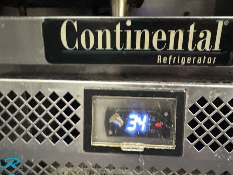 Continental Refrigerator Model D72GN Four-Drawer Refrigerated Chef Base on Casters - Roller Auctions