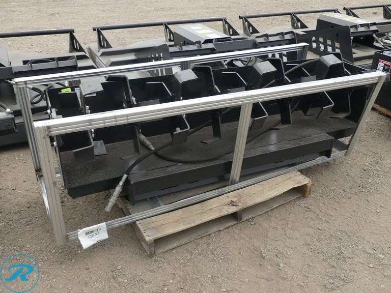 New JCT Hydraulic Rototiller Attachment To Fit Skid Steer Loader, 72" - Roller Auctions