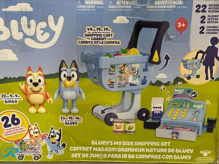 Bluey My Size Shopping Set- Used - Roller Auctions