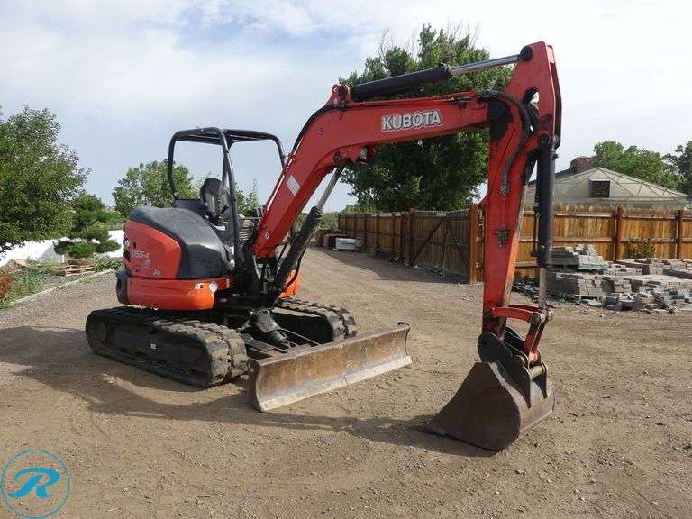 2014  Kubota  U55-4  Hydraulic   Mini Excavator - Roller Auctions