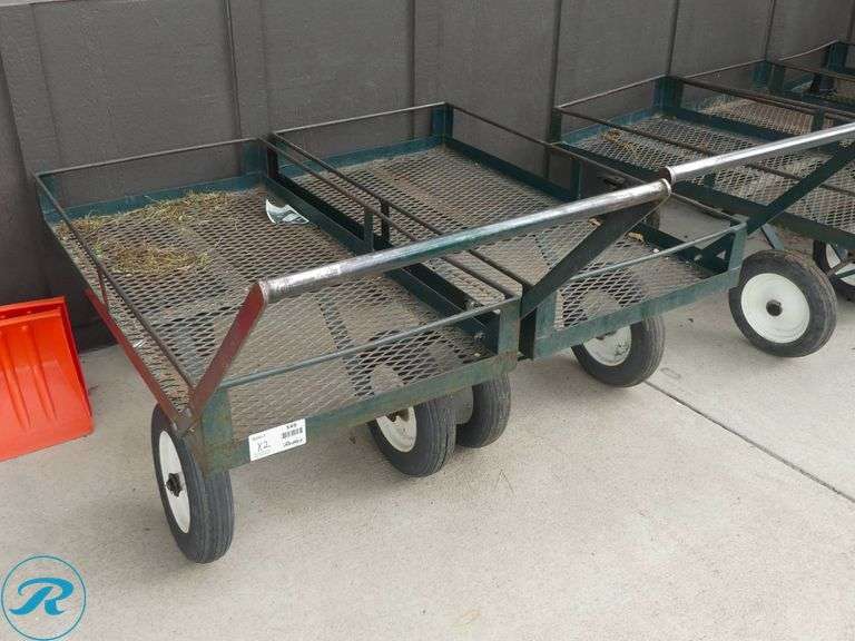 (2) 3-Wheel Nursery Carts