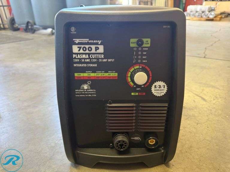 Forney 700 P Plasma Cutter, Model 303R, 120/230V, 40 Amp Output - Roller Auctions