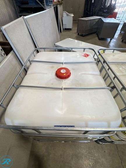 Schuetz Ecobulk Recobulk IBC Tote With Metal Cage and Valve System - Roller Auctions