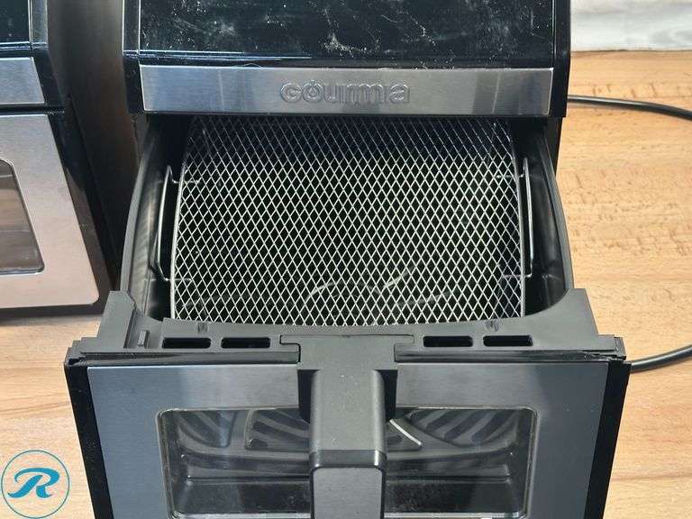 (2) Gourmia 8-Quart Digital Air Fryer with Window & Light - Used - Both have cracked doors - Roller Auctions