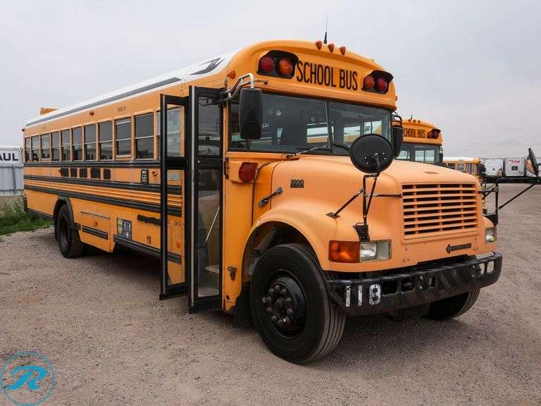 1999 Blue Bird 3800 International RWD 65-Passenger School Bus - Roller Auctions