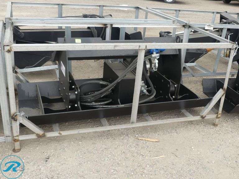 New JCT Hydraulic Plate Compactor Attachment to Fit Skid Steer Loader, 72" - Roller Auctions