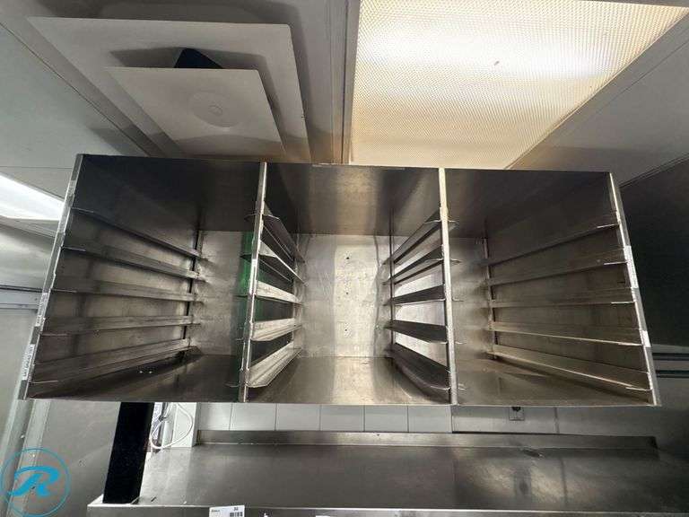 Stainless Steel Shelf 86” x 16” and Sheet Pan Rack 60” x 27” with 15 Pan Capacity - Roller Auctions