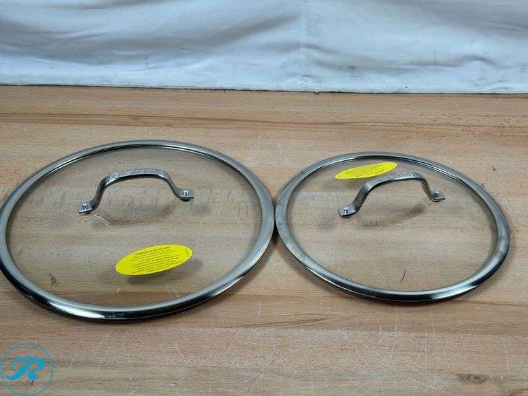 Cuisinart Tri-Ply Clad Stainless Steel 5-piece Skillet Set- Used; MiU: Ultimate Everyday Wok- Used - Roller Auctions