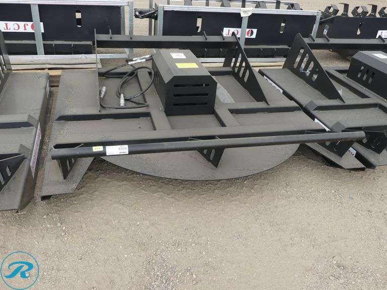 New JCT Hydraulic Brush Cutter Attachment To Fit Skid Steer Loader, 72" - Roller Auctions