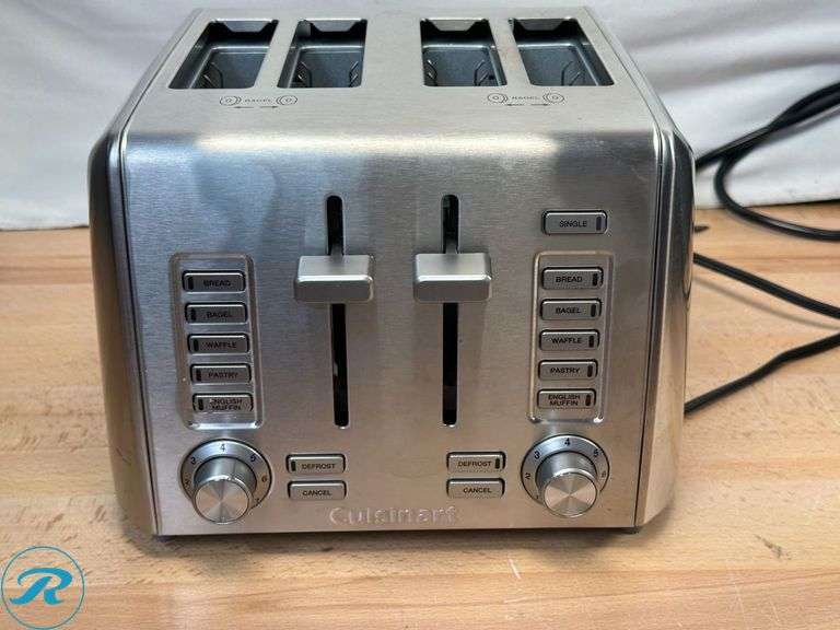 Gourmia 8-Quart Digital Air Fryer with Window & Light- Used; Cuisinart Custom Select 4-slice Toaster- Used - Roller Auctions