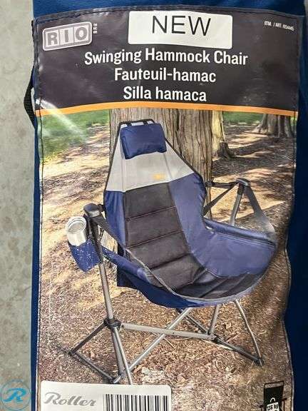 Rio Swinging Hammock Chair - New - Roller Auctions