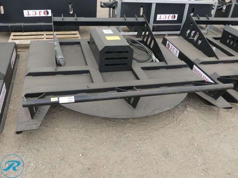 New JCT Hydraulic Brush Cutter Attachment To Fit Skid Steer Loader, 72" - Roller Auctions