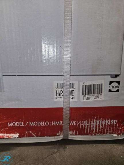Magic Chef 3.2 Cu. Ft. Compact Refrigerator, Model HMR330WE (Water Damage to Box, However No Damage to Internal Packaging or Unit) - Roller Auctions
