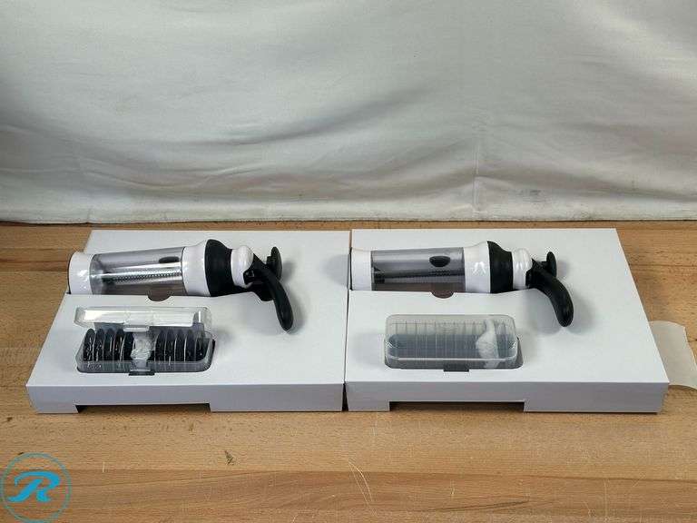 (2) OXO Softworks 20 Piece Cookie Press Set - Used - Roller Auctions