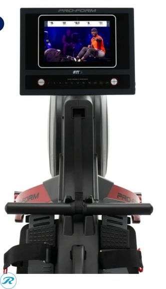 ProForm Pro R10; Rower with 10” Touchscreen and SpaceSaver Design - Like New - Roller Auctions
