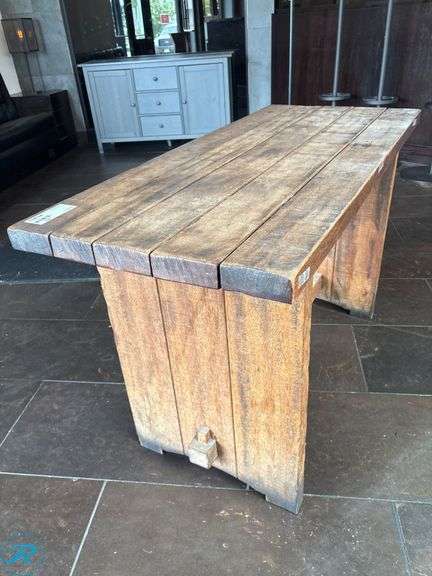 Wood Table, 54” x 23” x 32”H - Roller Auctions