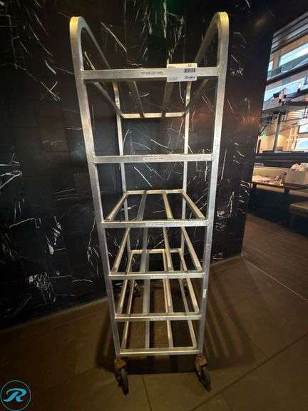 6-Tier Metal Rack on Casters for Storage - Roller Auctions