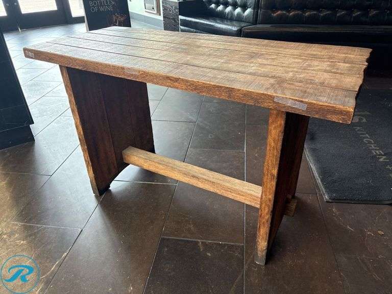 Wood Table, 54” x 23” x 32”H - Roller Auctions